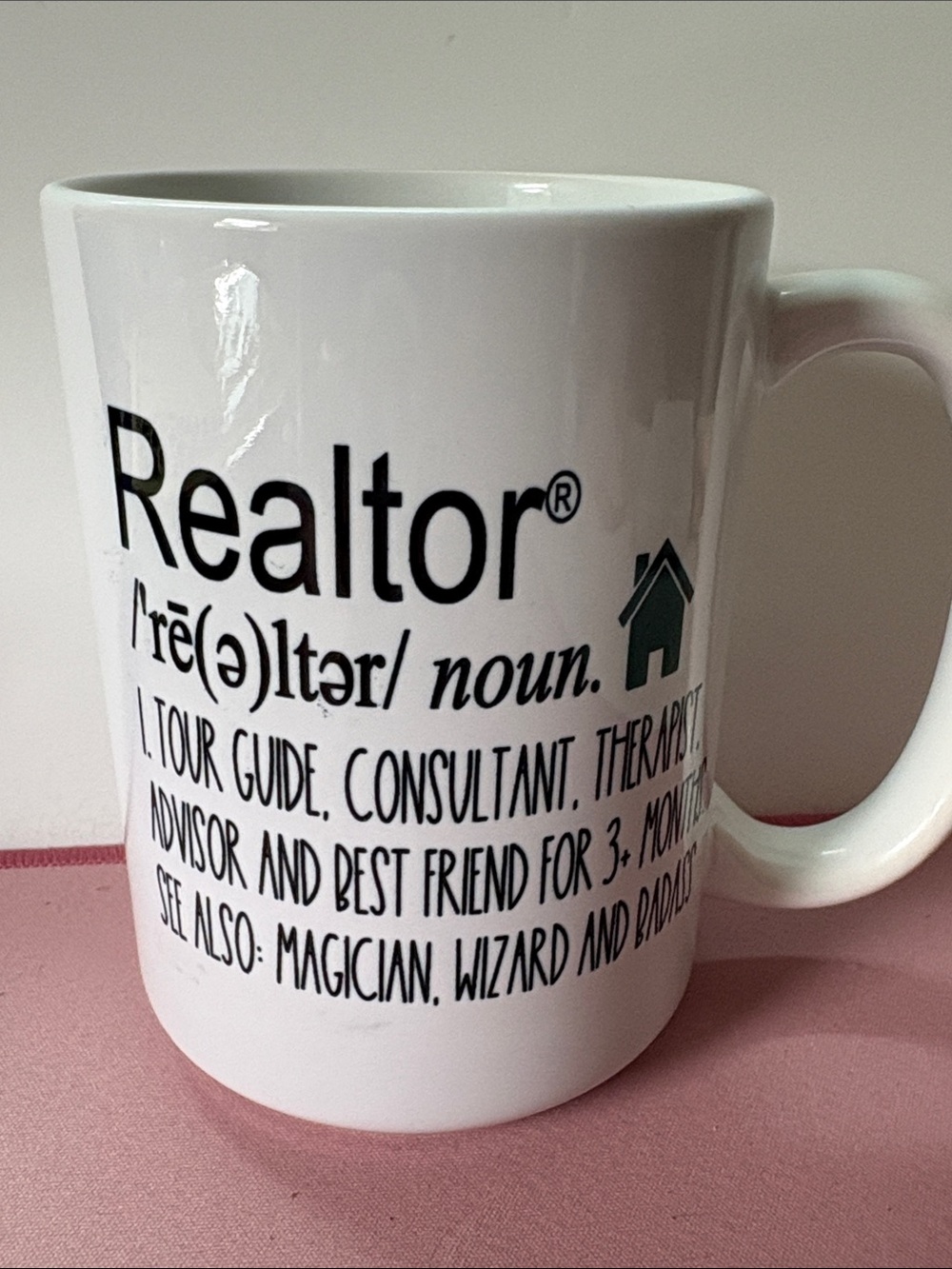 Realtor® White Ceramic Coffee Mug - Realtor Gift